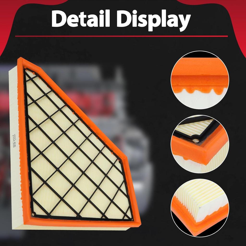 A3212C Engine Air Filter Kit Fit For 2018- Chevy Traverse/ - Chevy Blazer/ 2017- GMC Acadia/ 2018- Buick Enclave/ 2017- Cadillac XT5 A3212C 23321606