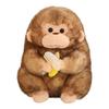 Stuffed Monkey Plush Golden Monkey Toy Chinese Zodiac Gift Soft Short Plush Realistic Design For Holiday Decor And Kids