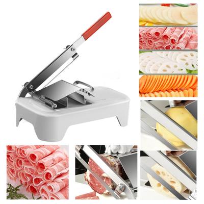 Multifunctional Vegetable Cutter Slicer Meat Slicer Manual Cutter Meat Chopper for Frozen Food Beef Meat Vegetables