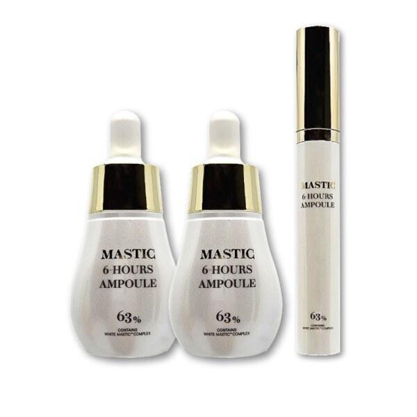 Mastina Greek Sap Whitening Ampoule Mastic 6 Hours Ampoule 15ml x 2 + Massage Ampoule 1 Mastic 6 Hours Ampoule 15mlx2+Massage Ampoule