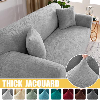 Housse de canapé pour salon housse Jacquard élastique épaisse pour canapé fauteuil 1/2/3/4 places housse de canapé d'angle en forme de L