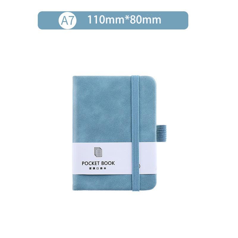 A6/A7 Pocket Notepad Sketchbook Portable 100 Sheets Portable Mini Notebook Not Drop Pages 5 Colors Notebooks And Journals