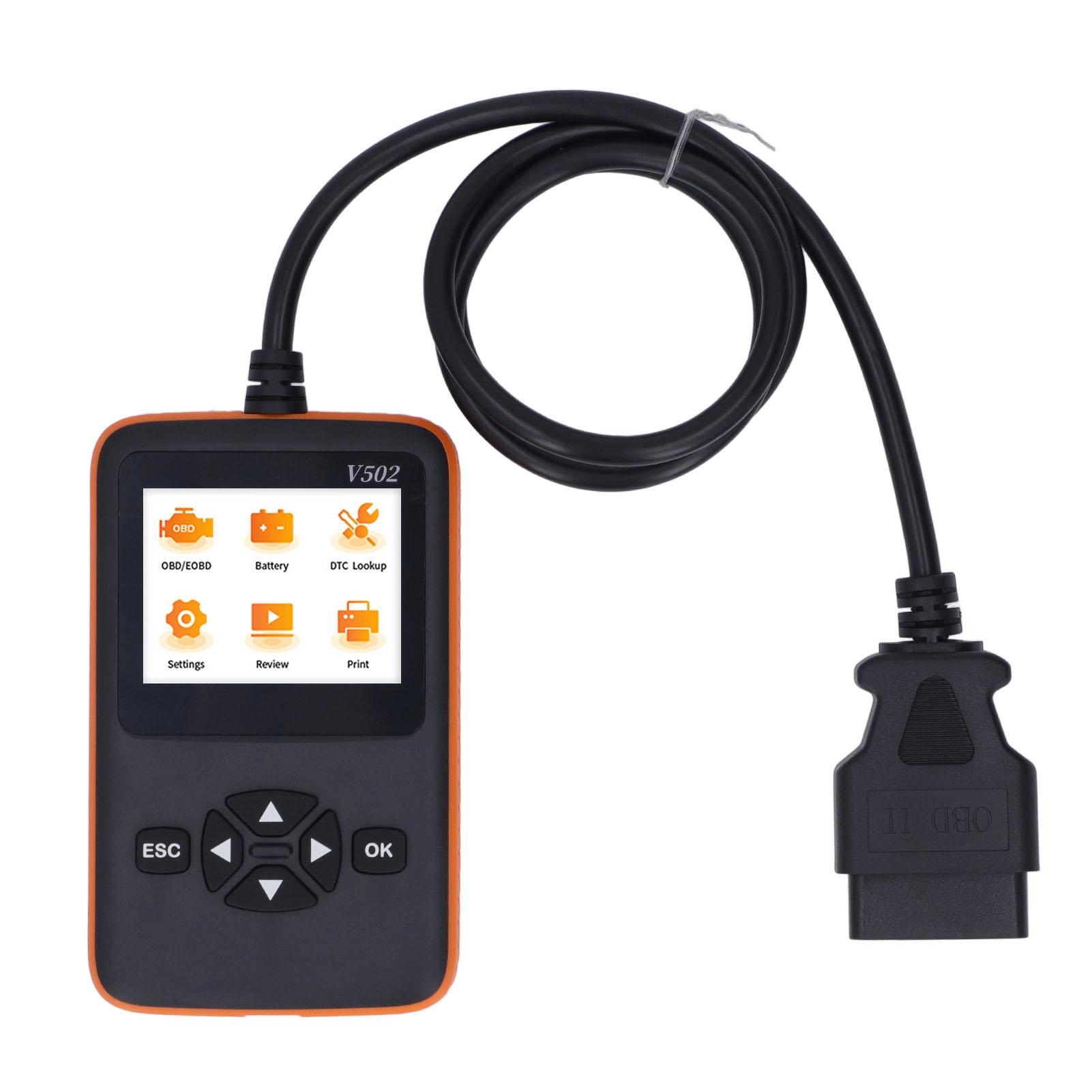 

Сканер OBD2, многоязычный CAN, диагностический считыватель кодов неисправностей двигателя, универсальный для автомобилей DC936V