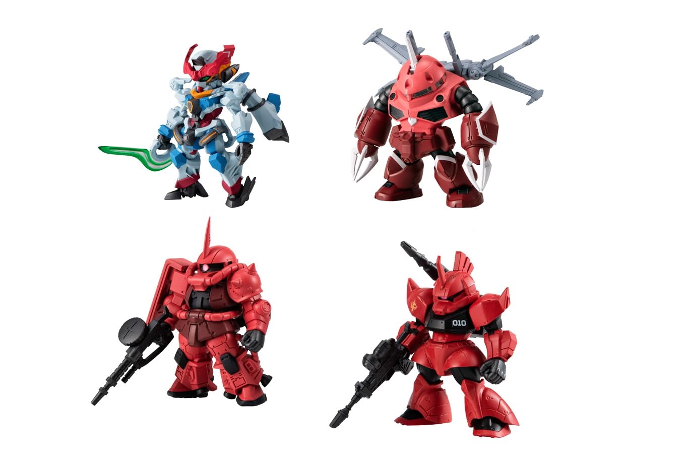 

FW GUNDAM CONVERGE Ассорти Набор Высокомобильный Заку Гельгуг Пушка Это не коробка из #27 4 штуки [GQuuuuuuX, З Гок, Шар с II, (Джонни Райдена)]