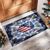 Atletico Madrid Printed Flannel Area Rug Non Slip Soft Polyester Floor Carpet Indoor Decor Mat for Bedroom Living Room Sofa Game Room Home Decoration