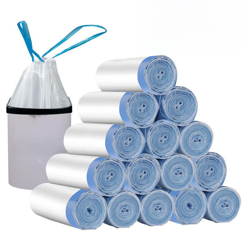 Pogrubiony Deodorant Worek na Śmieci ze Sznurkiem do Użytku Kuchennego i Biurowego