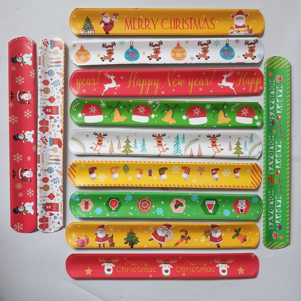 12pcs Halloween Slap Bracelets, Halloween Party Favor Snap Bracelets, Birthday Giveaways, Party Decorations, Classroom Exchanges, Prizes And Gift