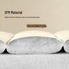 Soft Padded Bedside Cushion Headboard Cover - Washable & Simple Design for Double Beds