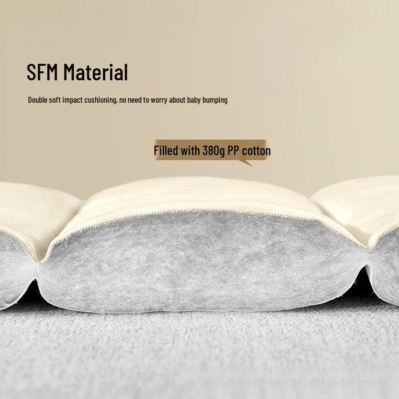 Soft Padded Bedside Cushion Headboard Cover - Washable & Simple Design for Double Beds