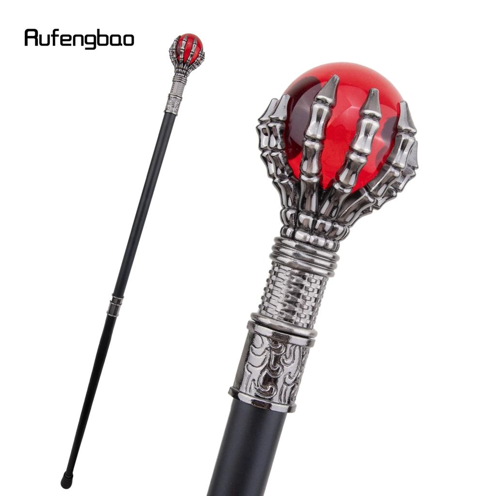 Färgglad glaskula Steampunk Walking Cane Mode Dekorativ Walking Stick Gentleman Lyx Crosier Knop Walking Stick 93cm