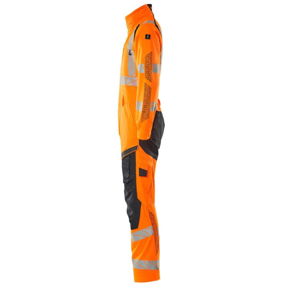 Mascot Mens Accelerate Safe Hi-Vis Knee Pad Pockets Work Overalls