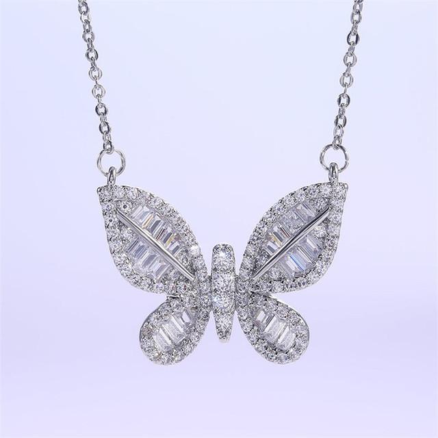 Sunflower Lab Moissanite Diamond Pendant Real 925 Sterling Silver Charm Party Wedding Pendants Necklace for Women Bridal Jewelry