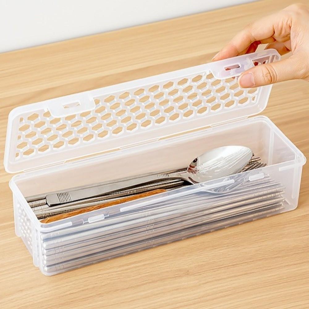 Multifunctional Dishwasher Cleaning Storage Box Tableware Organizer Container  Kitchen Supplies