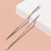 Double Headed Acne Needle Blackhead Cell Clip Suit Acne Removal Needle Tweezers Precision Acne Clip Acne Tool