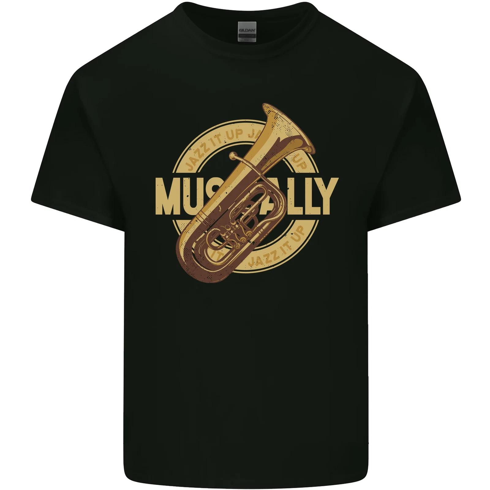 Tuba Brass Musical Instrument Jazz Kids T-Shirt Childrens 3XL
