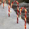 Christmas LED Lamp String Solar Candy Cane Lights for Outdoor Garden Driveway