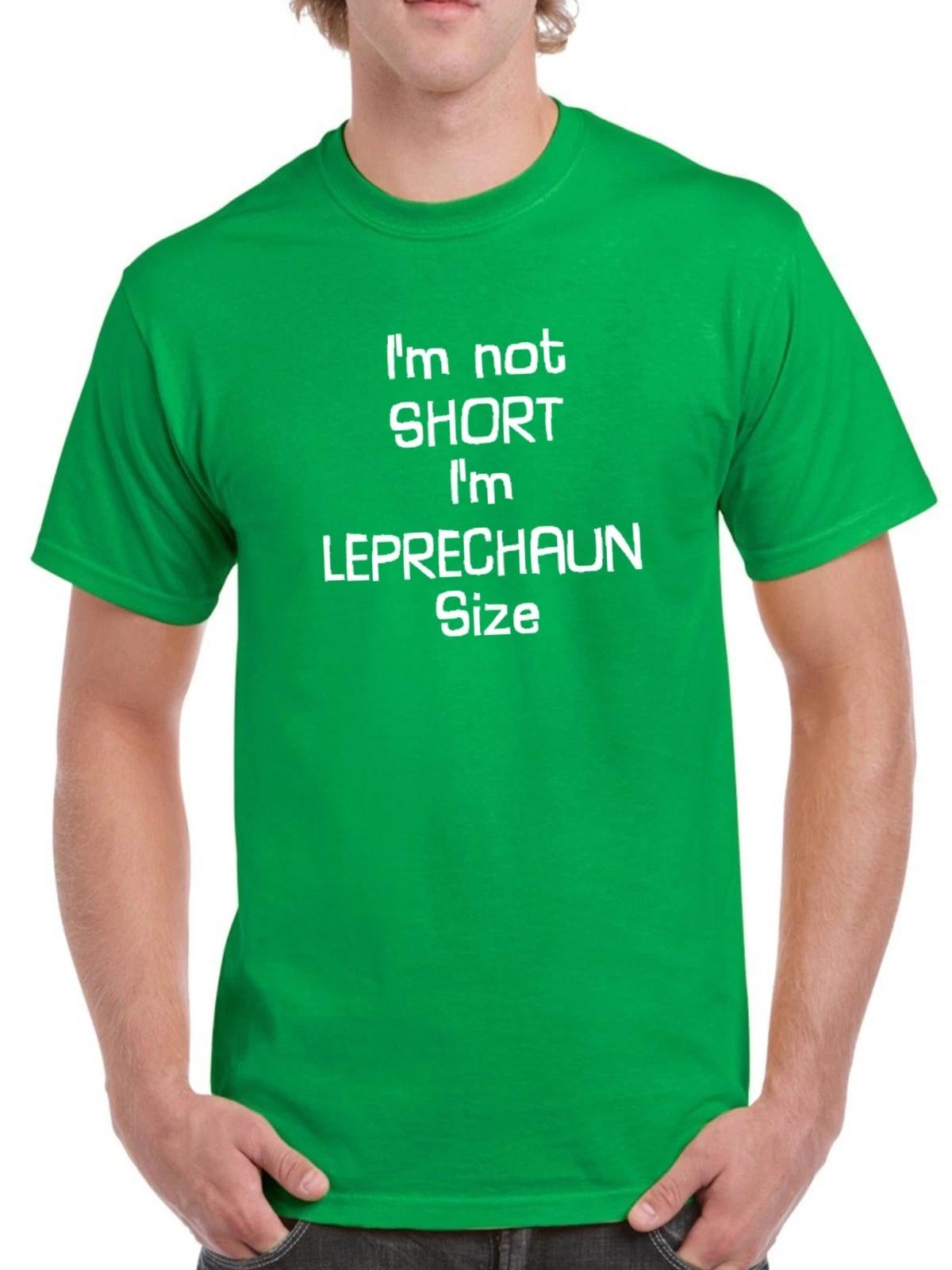 I m Not Short I m a Leprechaun T-Shirt Funny St. Patrick s Day Irish Tee 2XL