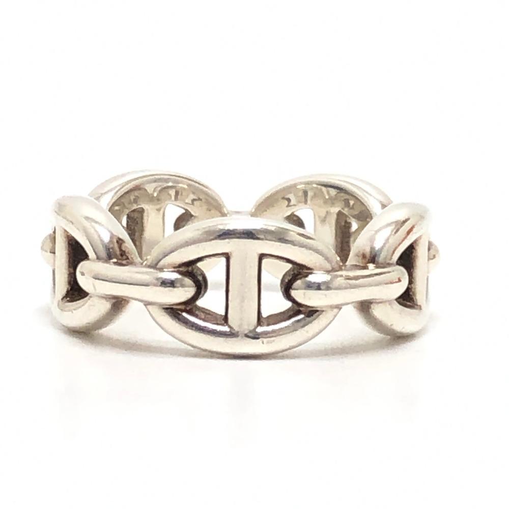 HERMES Chaine d'Ancre Accessory Jewelry Ring SV925 Silver