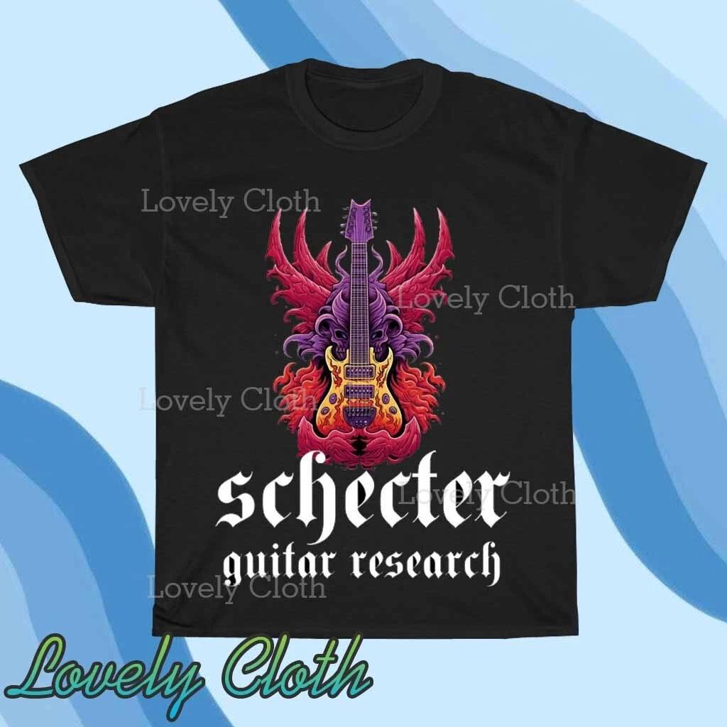 Schecter Guitar Logo TEE T-Shirt Funny American Size S to 5XL T-Shirt 4XL