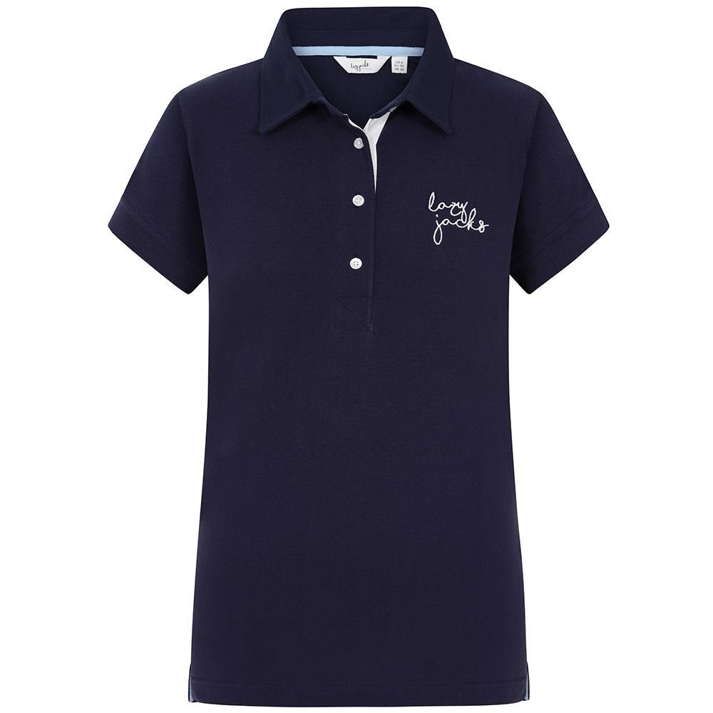 Lazy Jacks Womens/Ladies Embroidered Logo Polo Shirt