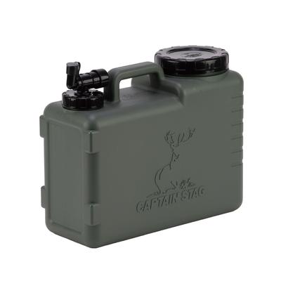 Captain Stag (CAPTAIN STAG) Poly Tank Water Tank/Water Jug, 20L, with Faucet and Handle, Olive, Made In Japan, Bordi UE-2050
