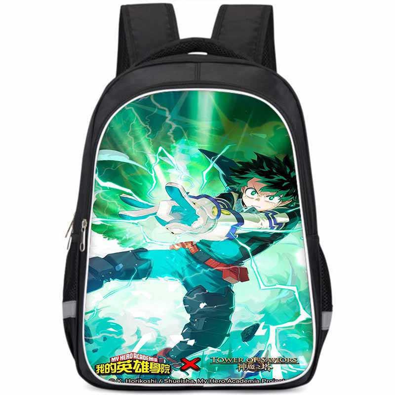 My Hero Academia Large Capacity Lightweight Oxford Fabric Backpack For Kids