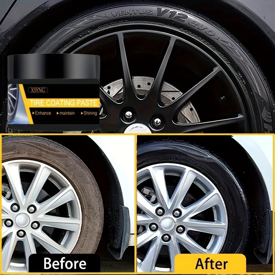 Automotive Tire Paste Brightening Agent Brightening Agent Cleaning and Maintenance Anti Aging Plastic Refurbished Tire Paste