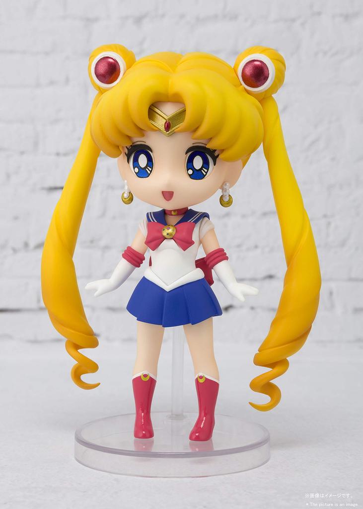 TAMASHII NATIONS Figuarts mini Pretty Guardian Sailor Moon Sailor Moon (Videresalgsutgave) Omtrent 90 mm PVC & ABS Malt Bevegelig Figur