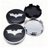 4pcs BAT Logo Badge Emblem Car Wheel Center Caps 65MM 59MM Car Rim Hubcaps Cover Wheels Hub Cap Replace Auto Styling Accessories