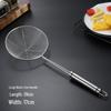 Large Stainless Steel Long-Handled Ladle & Skimmer for Hot Pot, Fried Food, and Noodle Straining