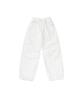 AAKAM Knee Pin-Tuck Printed Denim Pants (White)