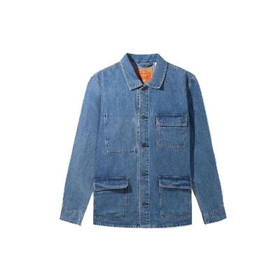 Polo Coton Logo Levis Veste en Jean Veste Unisexe Bleu A0744-0000
