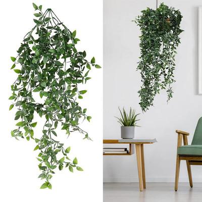 Artificial Hanging Plants Decor Decoration Fake Foliage