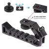 MultiFunctional Camera Top Handgrip with 3/8in/1/4in Screw Hole for Outdoor Activity and Weddings DSLR Top Handgrip