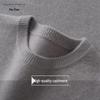 2025 A/W Men's Thick Cashmere Crew Neck Sweater for Business Casual Wear