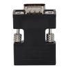 High Definition Multimedia Interface to VGA Converter Female to Male HD o Cable AdapterBlack