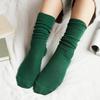 Mode Mädchen Frauen Weiche Strick Socken Lässige Baumwollmischung Mittelrohr Strümpfe