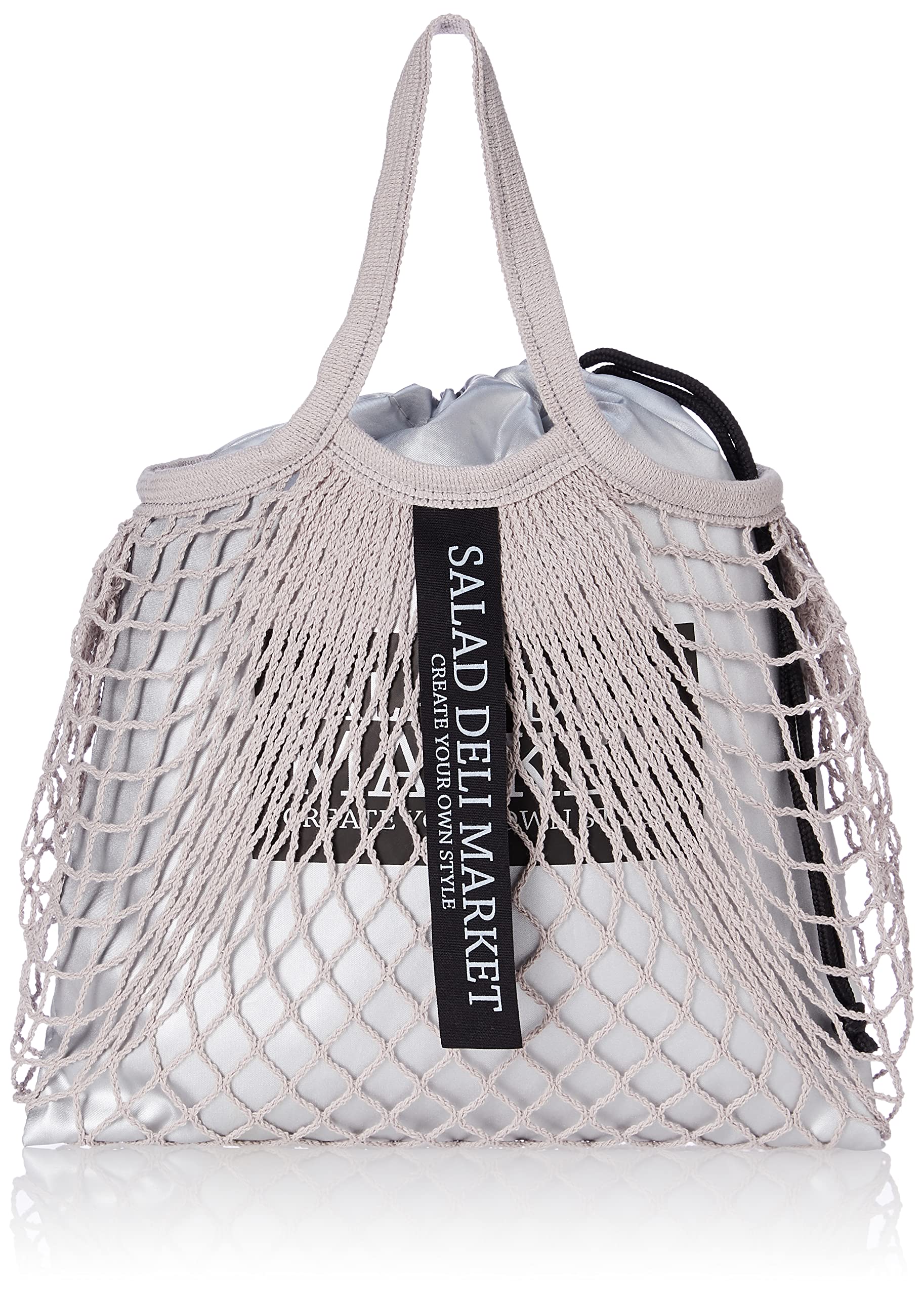 

Showa SALAD DELI MARKET Lunch Woven Cooler 26 x 29cm Bag, Gray, Bag, серый