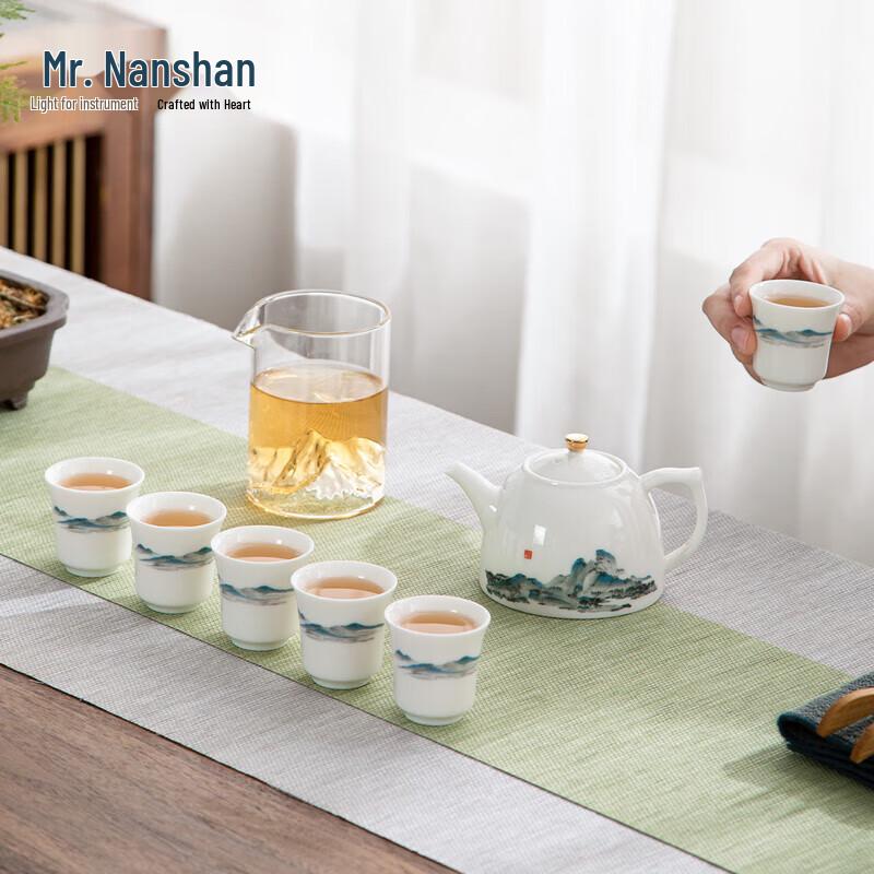 Nanshan Mr. Chinese Kung Fu Tea Set - Thousand Miles of Rivers and Mountains