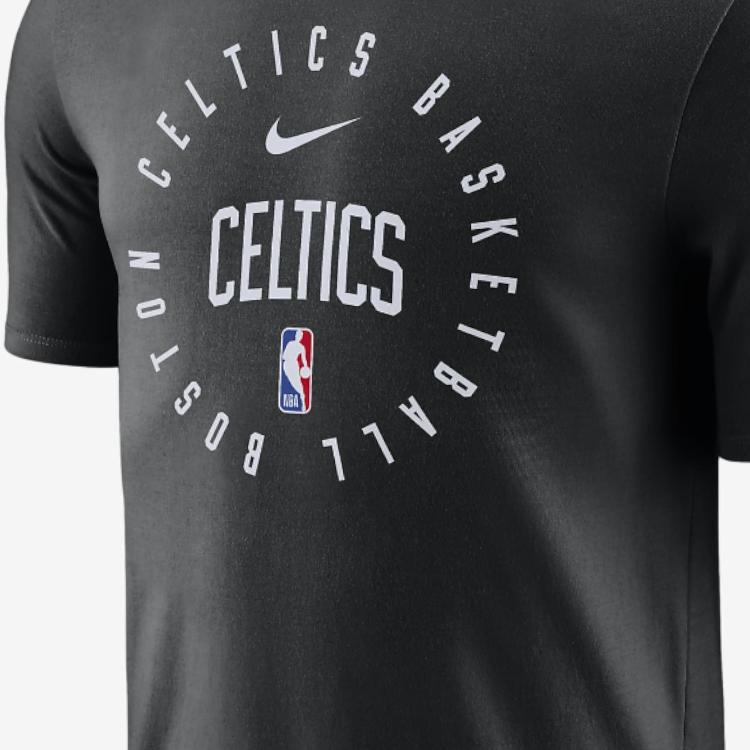 Nike Boston Celtics Dri-Fit NBA FW24 Fashion Logo Moisture-Wicking Short Sleeve T-Shirt Men T-Shirt Black HF1713-010