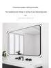 Self-Adhesive Wall-Mounted Bathroom Mirror for Makeup