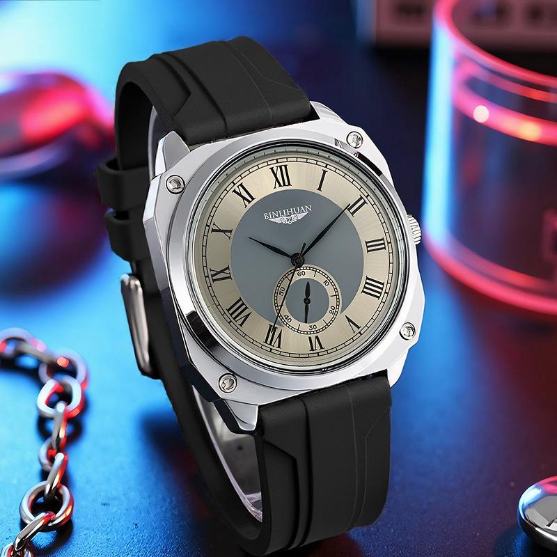 JYL Men's Watch Business Waterproof Cross-border Leather Strap