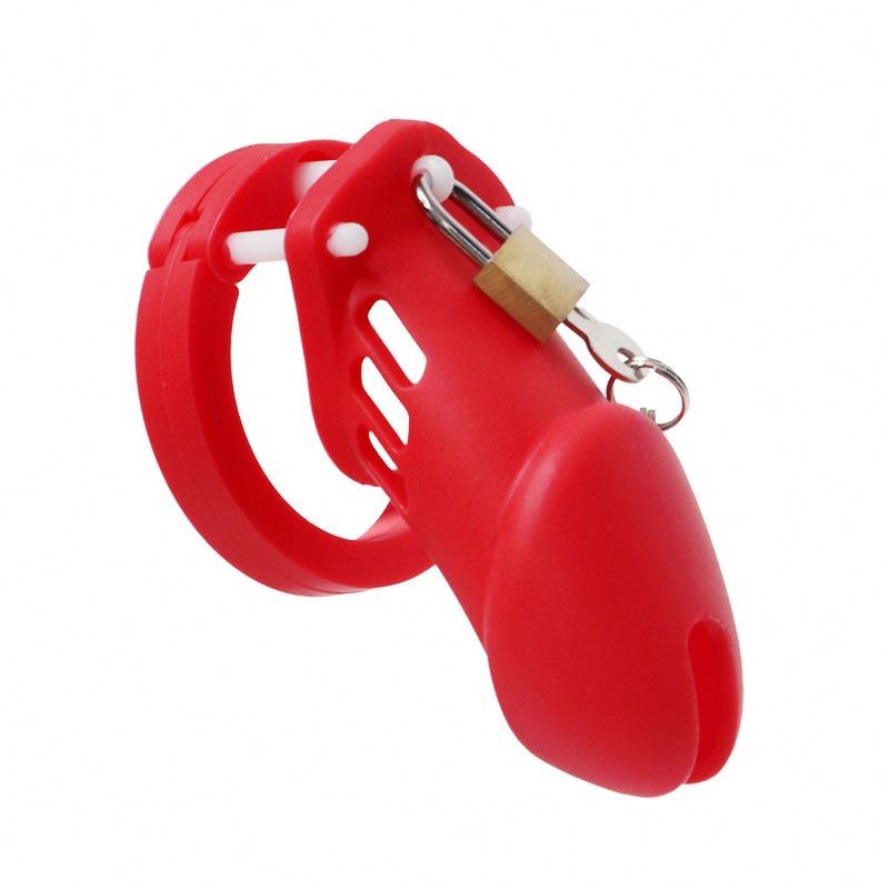 Men's Silicone Chastity Lock Transparent Chastity Lock To Prevent Cheating and Masturbation SM Sex Toys Chastity Lock for Men