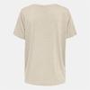Women's Sequined V-neck T-shirt Harly ONLY