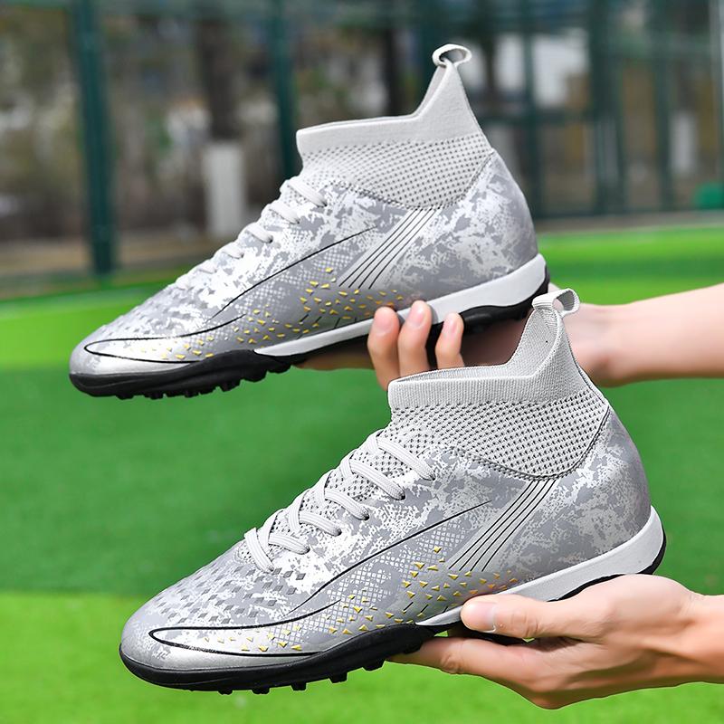 Unisex Soccer Shoes TF/AG Outdoor Professional Training Football Shoes for Men/Women/kids