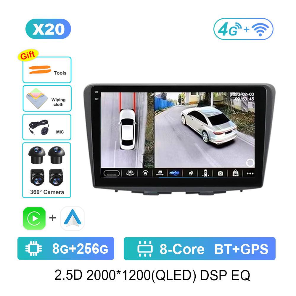 Navigation GPS Android 14 DSP Stereo WiFi Car Radio Multimedia Player for Suzuki Baleno 2016 - 2019 2.5D Screen 4G Bluetooth