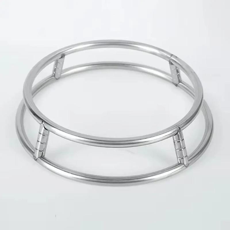 Wok Ring Stand Stove Rack Pot Gas Round Grate Wire Iron Burner Support Steel Holder Cast Cookware Electric Trivets Butter Warmer