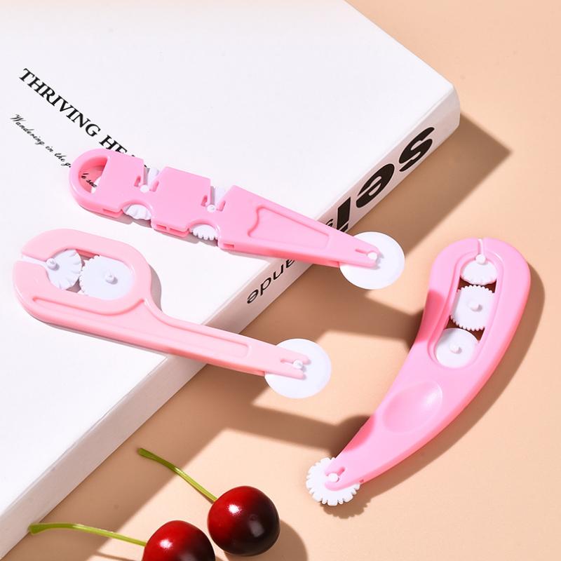 1Pc Kitchen Creative Mold Set Straight Wheel Knife Curved Wheel Knife Baking Cake DIY Fondant Small Wheel Knife Mold