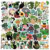 10/50Pcs Spring Cute Cats and Plants Waterproof Stickers Decorative Water Cup Phone Case Luggage Helmet Laptop iPad Kids Toy Gift Decal
