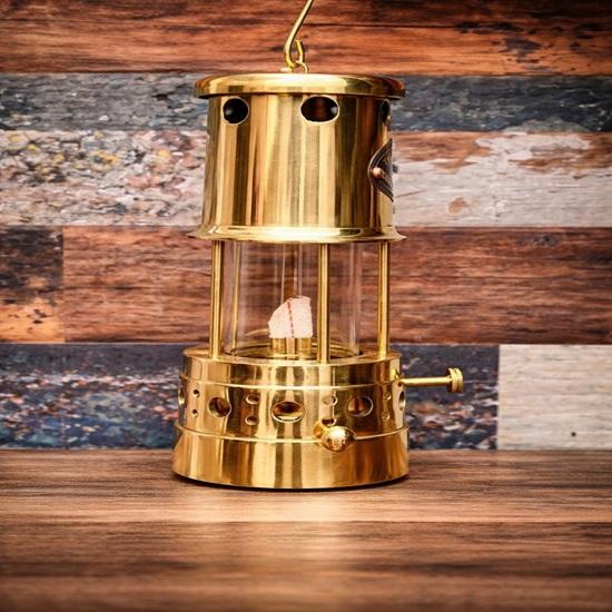 Solid Brass Minor Oil Lamp Nautical Ship Lantern Maritime Boat Light